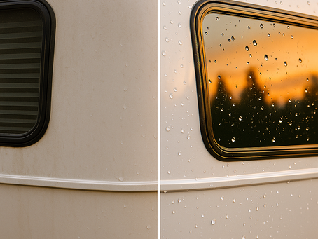 Side by Side comparison of wax vs Ceramic Coating over time