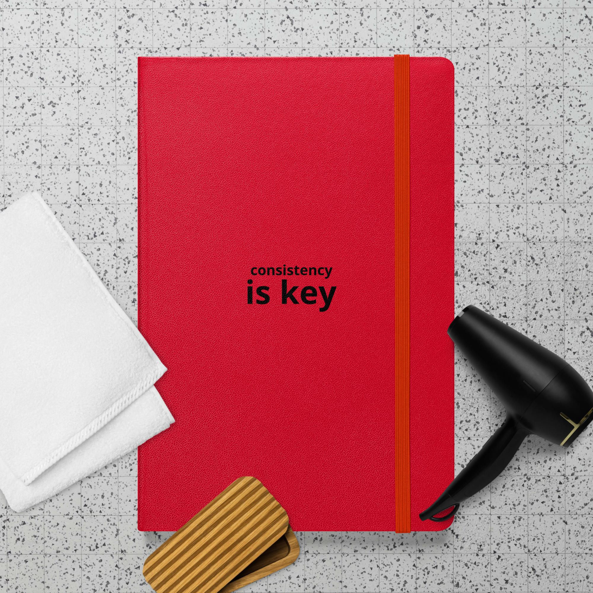 Hardcover bound notebook