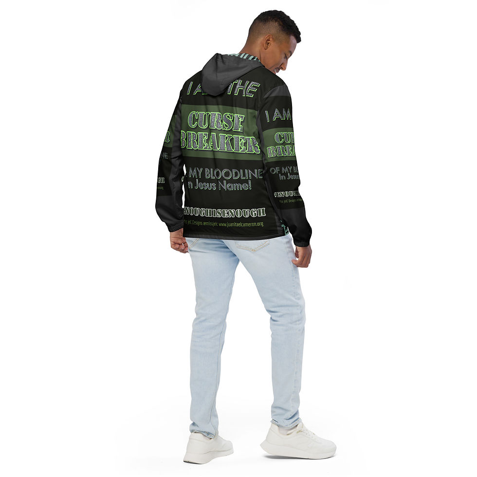 Thumbnail: Statement All-Over Print Men's Windbreaker