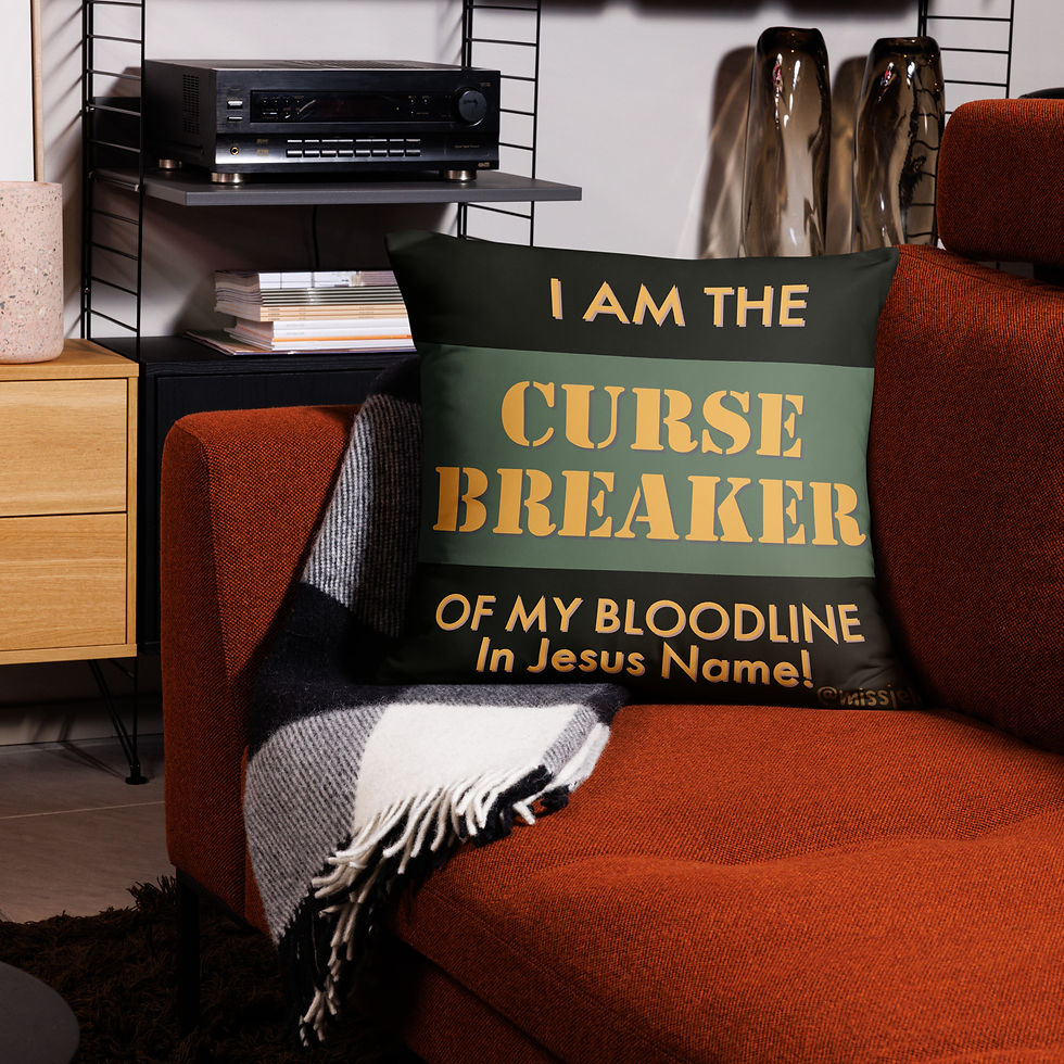 Thumbnail: I AM THE CURSE BREAKER Pillow (2sizes)