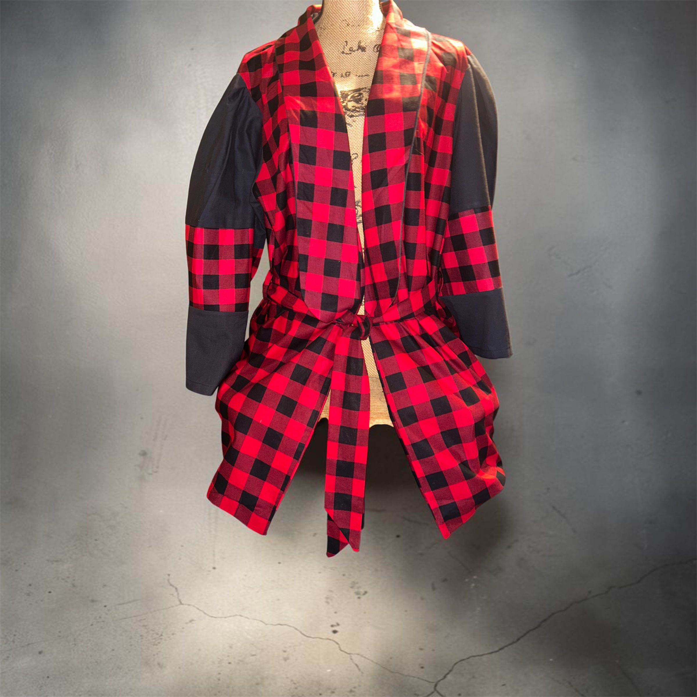 Red/Black Plaid Jacket