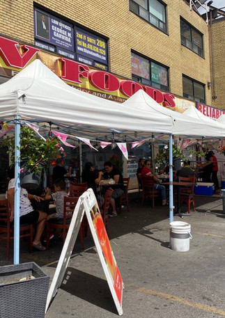 filipino restaurant with new patio for c