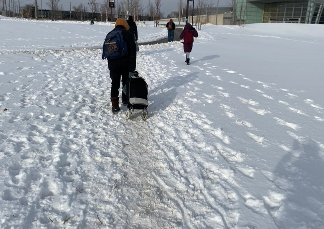 winter walking conditions are poor in pl