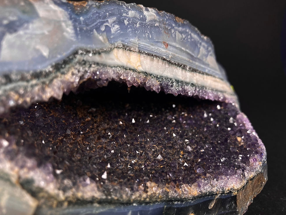 Miniatura: Ametyst mała geoda