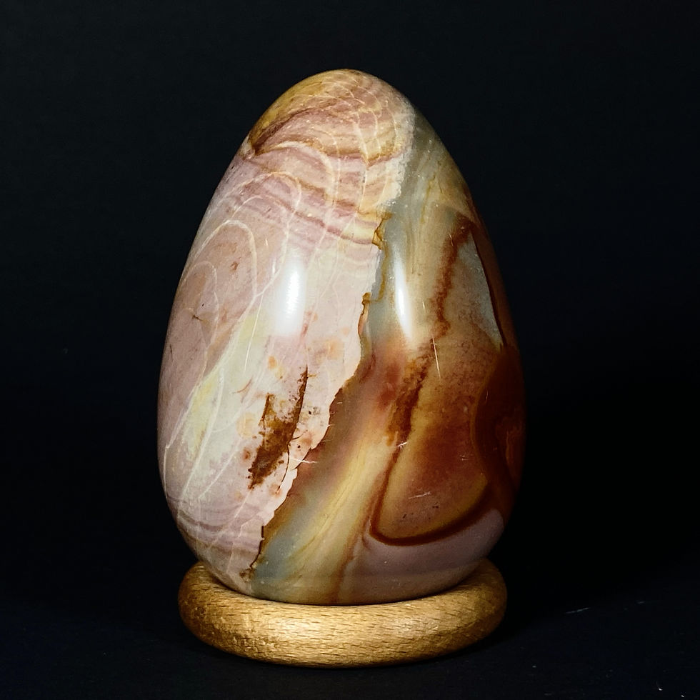 Miniatura: Jaspis Madagaskar jajko