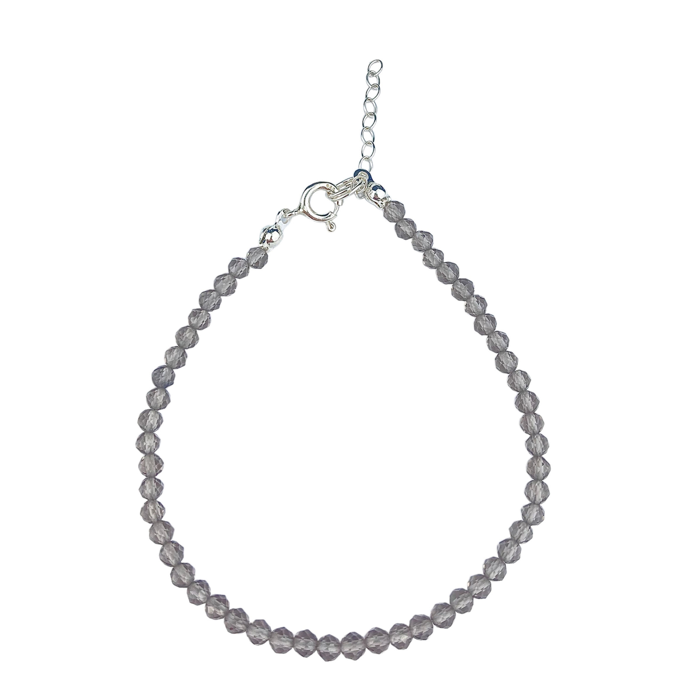 Bransoletka kwarc dymny