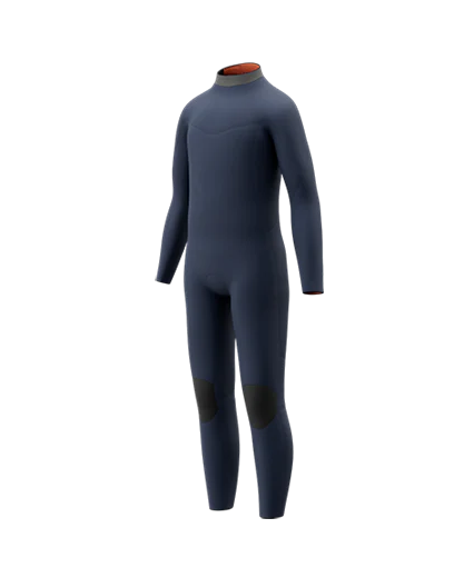Thumbnail: Mystic Star Fullsuit 5/4mm Bzip Kids - Navy / Orange - 2026