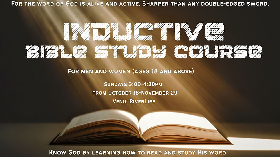 Inductive Bible Study