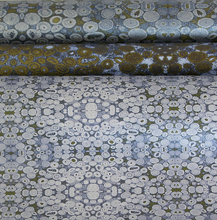 Digitally printed luxury wallpapers in the Oospar range by Rock Stone Silk