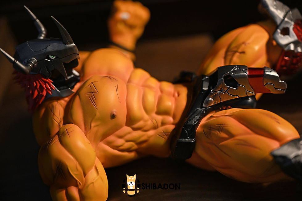 Thumbnail: Digi-Daddy Series: 1/8th WarGreymon Figure w/ Removable Armor - SHIBADON Studio