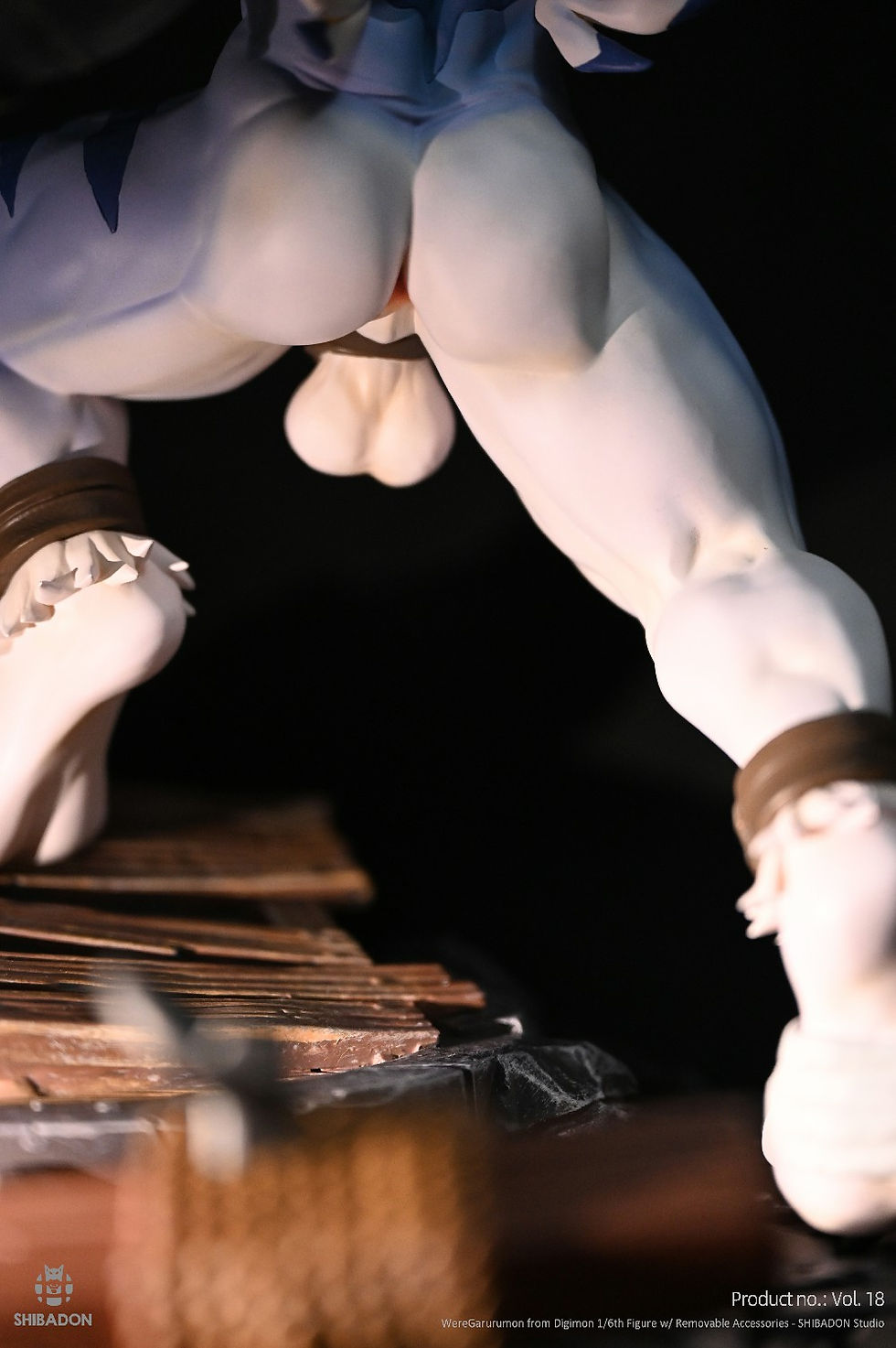 Thumbnail: WereGarurumon Figure w/ Removable Accessories - SHIBADON Studio ワーガルルモン