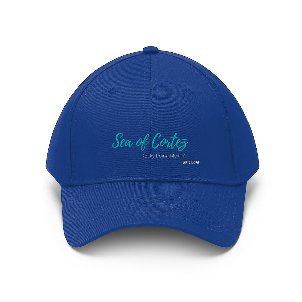 Thumbnail: Unisex Twill Hat- Sea of Cortez - Rocky Point, Mexico