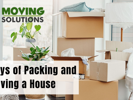 What are the Ways of Packing and Moving a House