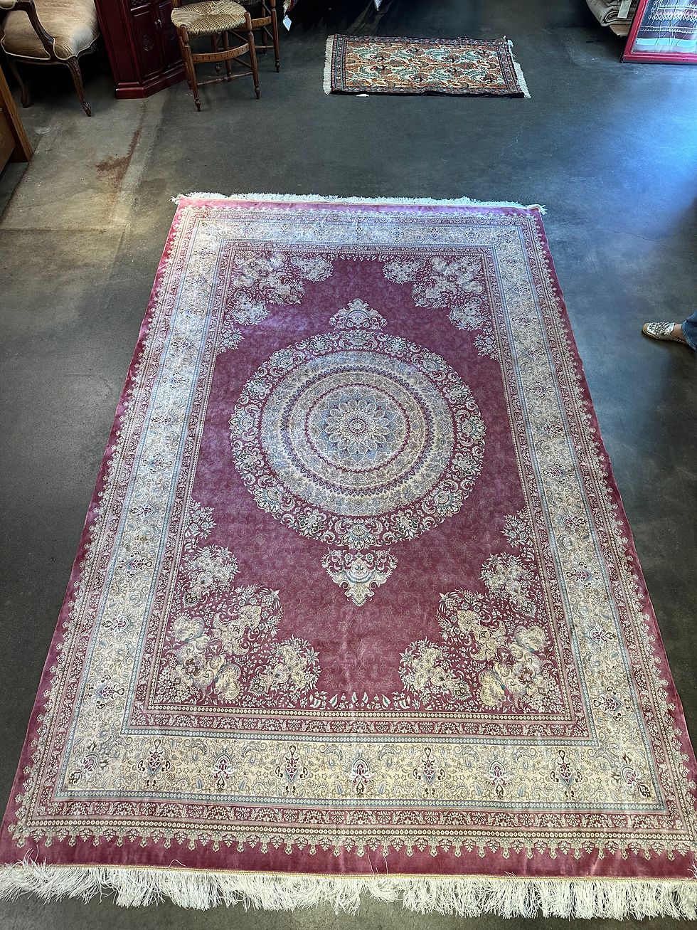 silk rug