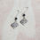 Thumbnail: Tri square earrings with bead