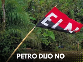 Petro le dijo NO a la propuesta de un posible acuerdo planteado por el ELN