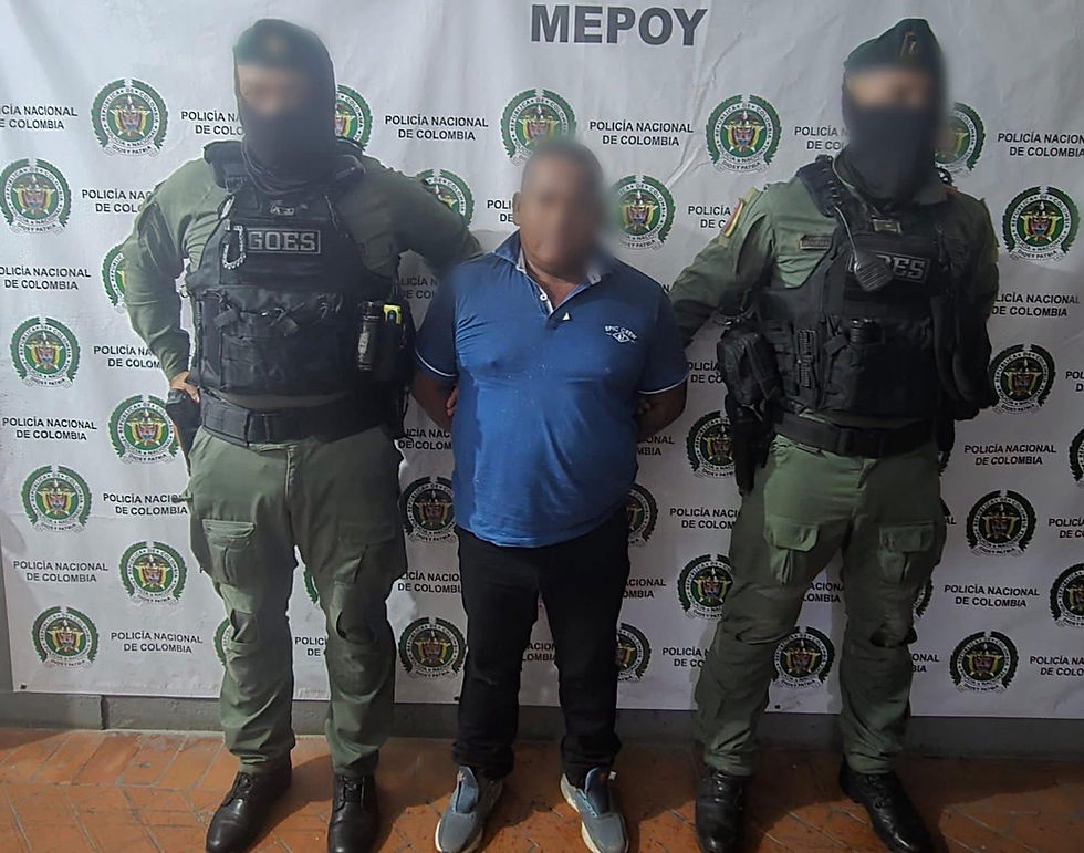 Capturado en flagrancia un hombre con arma de fuego en la vereda Figueroa Bajo.