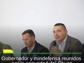 Gobernador del Cauca se reúne con gremios y Ministro de Defensa para fortalecer seguridad y economía