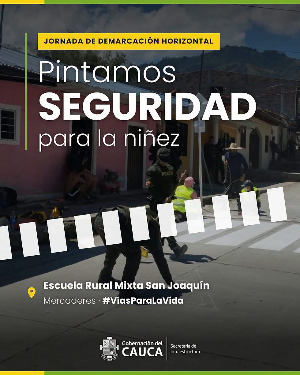 ¡Pintamos seguridad para el cuidado de nuestra niñez!