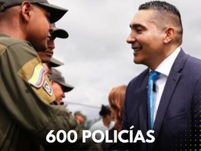 Gobernador Octavio Guzmán anuncia despliegue de 600 nuevos policías para reforzar seguridad en todo el Cauca