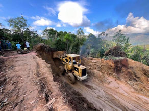 Gobierno Departamental continúa trabajando en el mejoramiento de las vías del Cauca