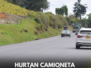 En medio de disparos, hurtan camioneta en la vía Panamericana