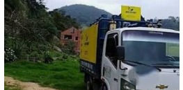 Buscan vehículo con 100 cilindros de gas robado por disidencias en límites de Cauca y Huila