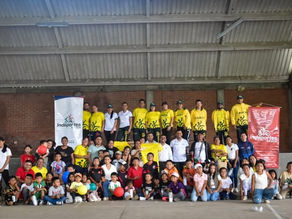 La alegría del programa de recreación y actividad física llegó al resguardo indígena de Paniquita en Totoró.