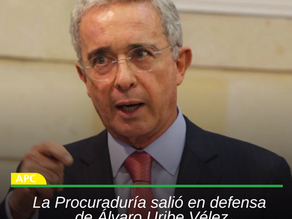 La Procuraduría salió en defensa de Álvaro Uribe Vélez