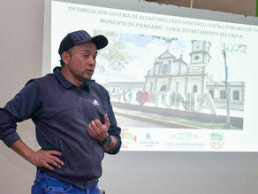 EMCASERVICIOS socializa estudios y diseños para optimizar el alcantarillado en Tunía, Piendamó