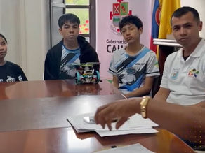 Estudiantes de Inzá y Timbío representarán al Cauca y a Colombia en el Campeonato de Robótica de las Américas
