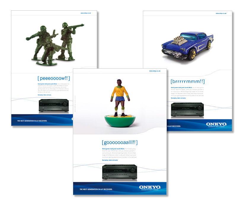Onkyo global advertising