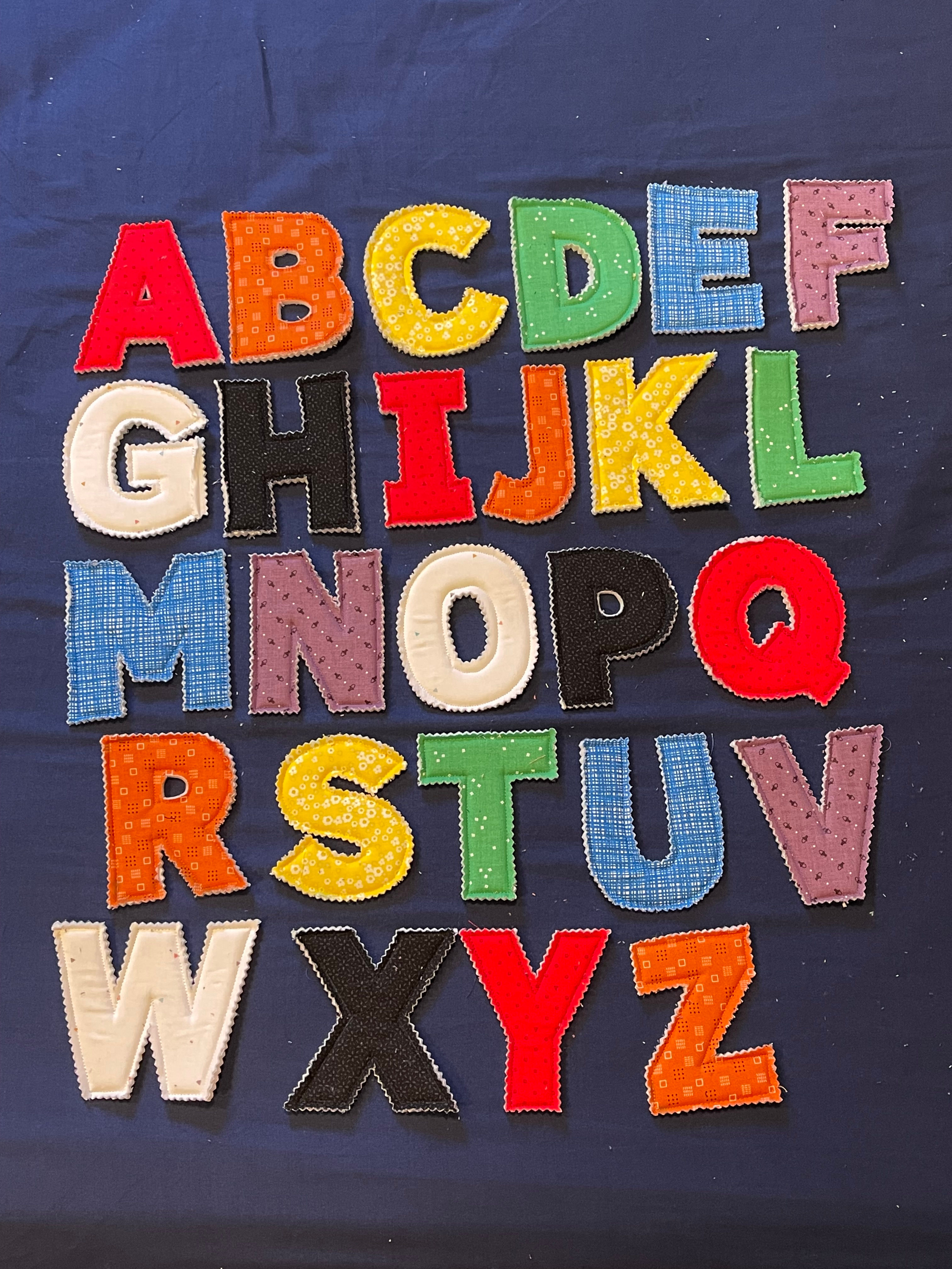 Foam Alphabet Rainbow