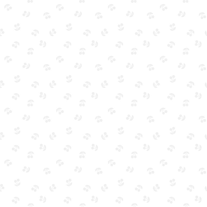 Tone-on-tone Cherries White