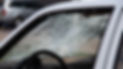 broken glass and hail damage
