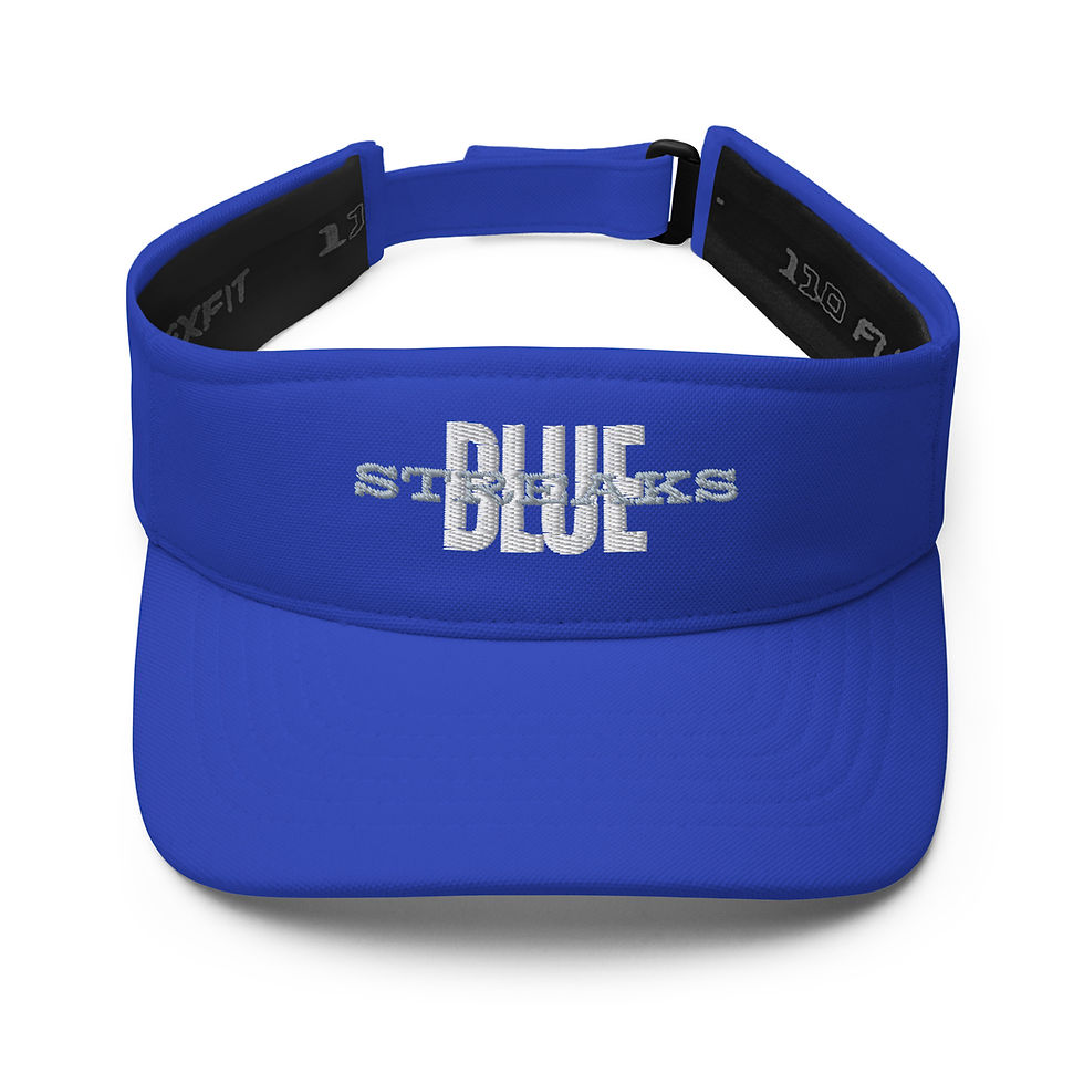 Thumbnail: Township Blue Streaks FlexFit Visor copy copy
