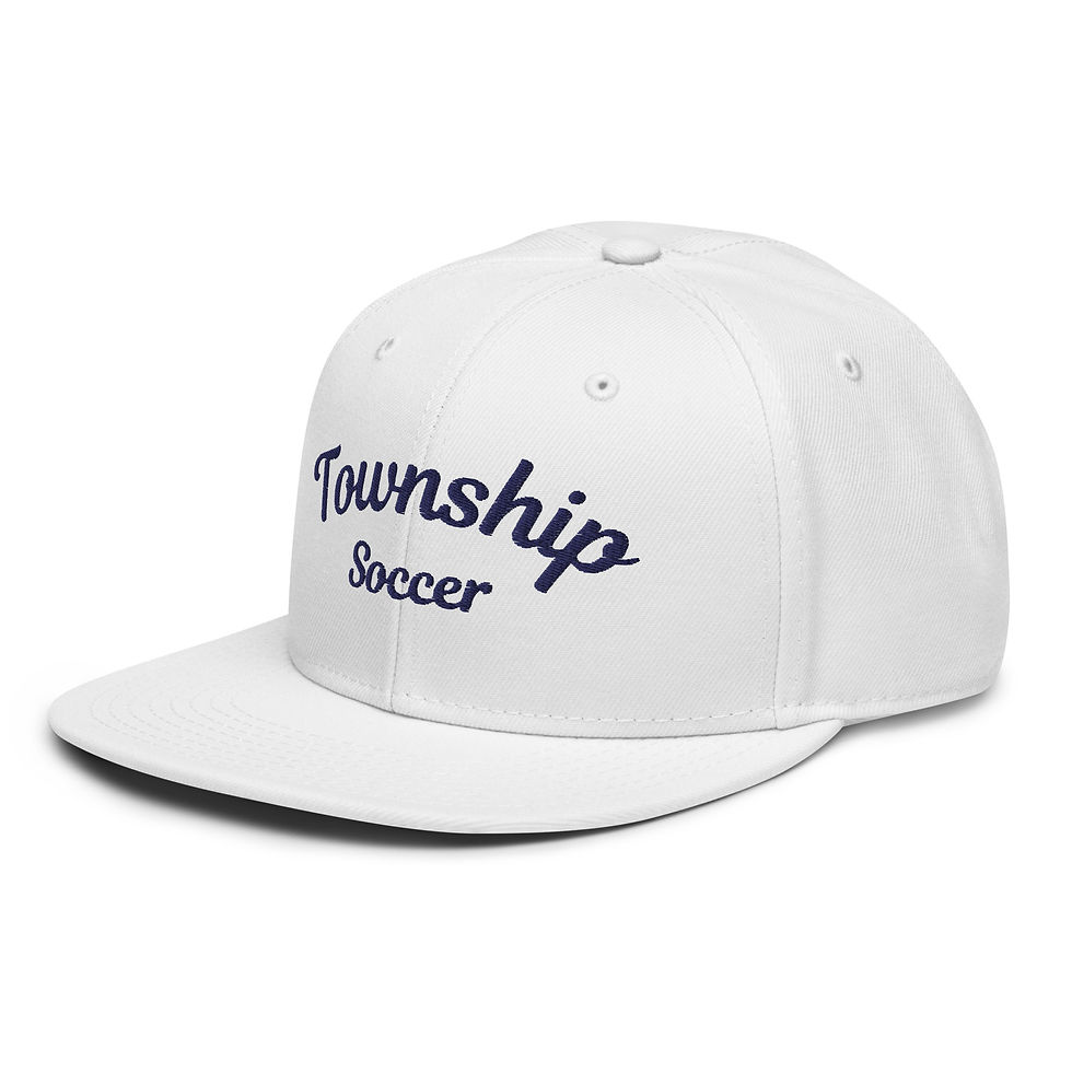 Thumbnail: Blue Township Soccer Snapback Hat