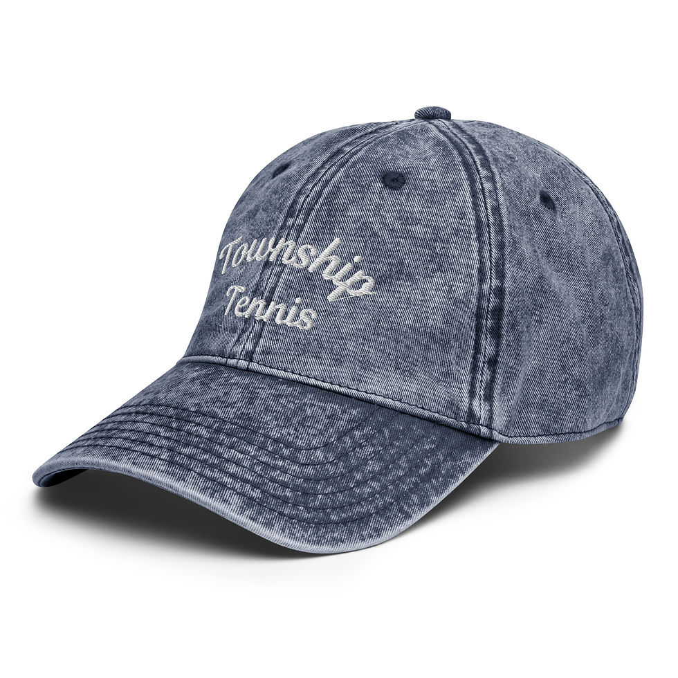 Thumbnail: Township Tennis Vintage Cotton Twill Cap