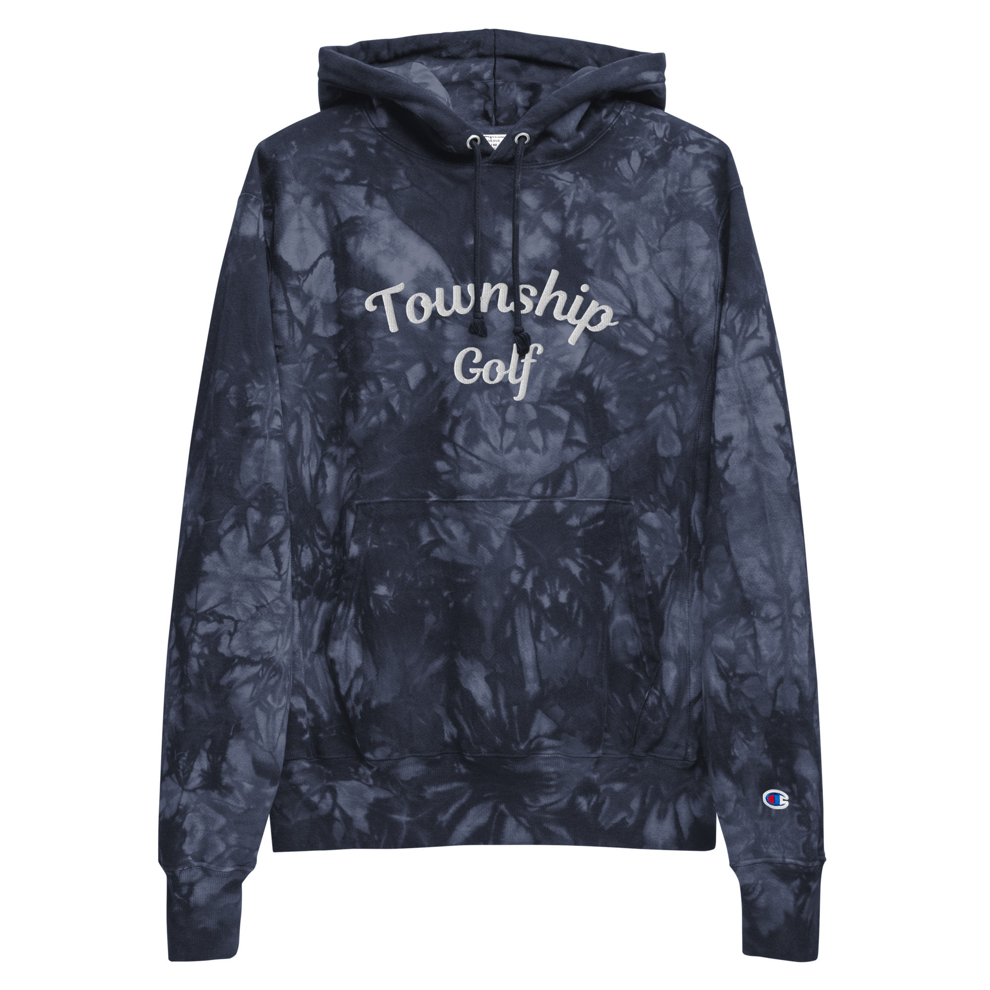 Township Golf Embroidered Unisex Champion Tie-Dye Hoodie