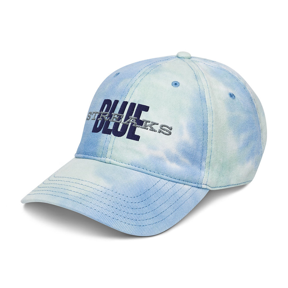 Thumbnail: Blue Streaks Tie Dye Hat