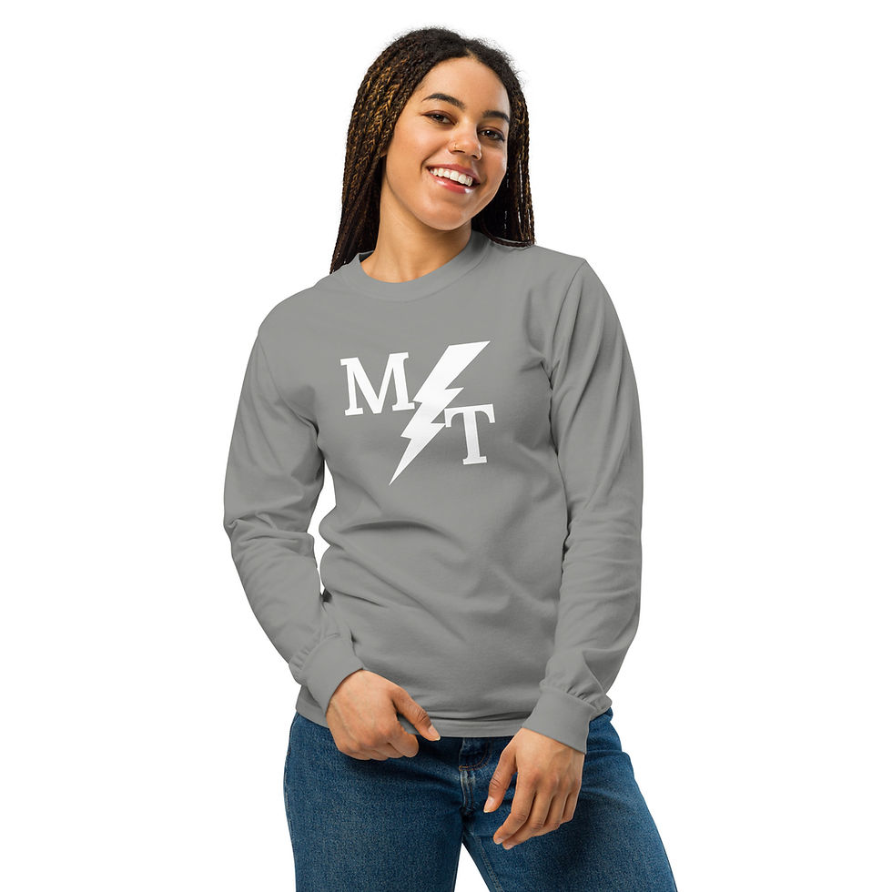 Thumbnail: Garment-dyed heavyweight long-sleeve shirt