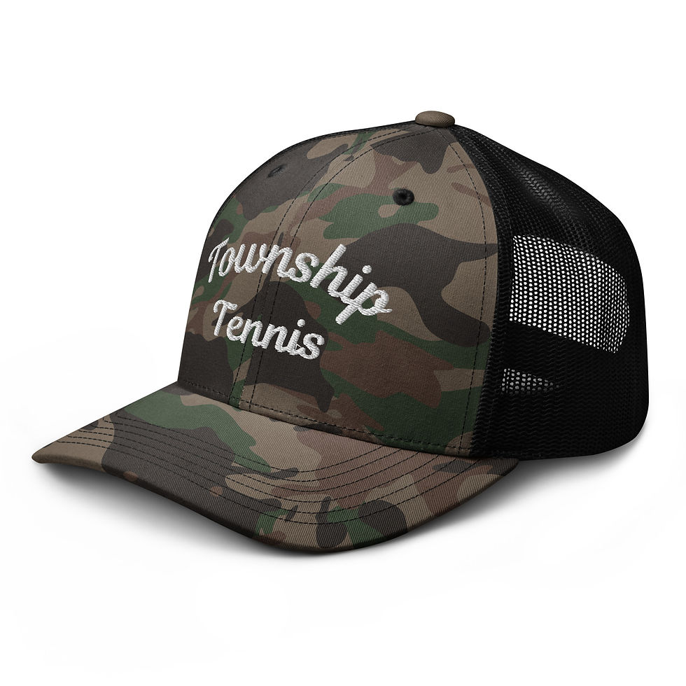 Thumbnail: Township Tennis Camouflage Trucker Hat