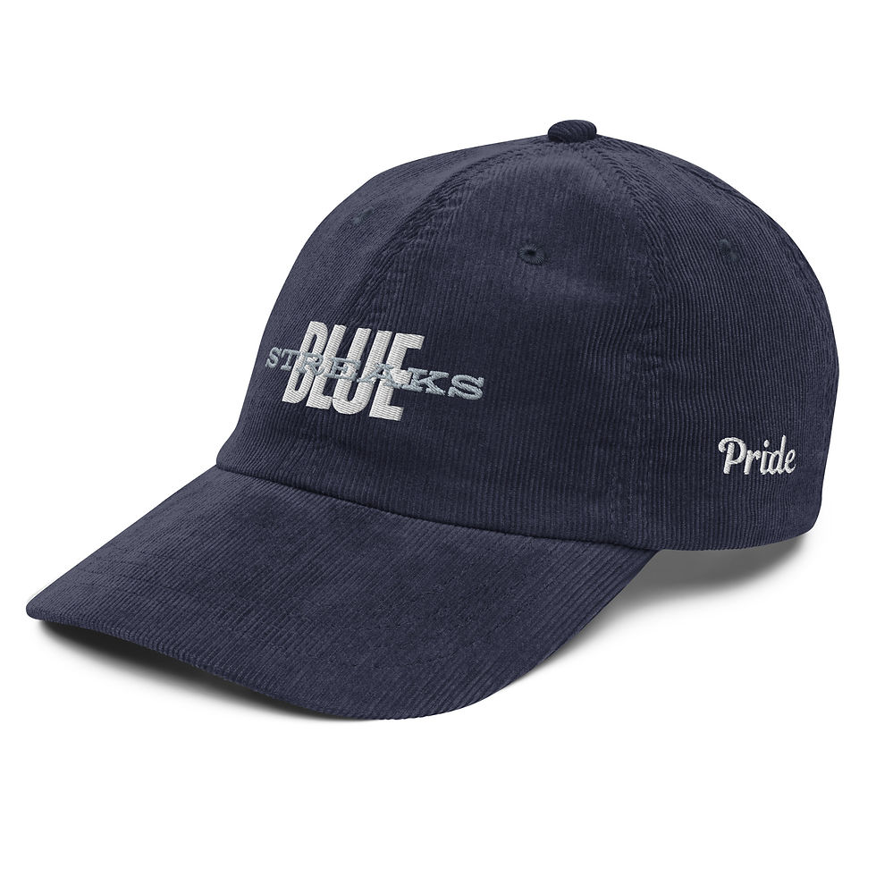 Thumbnail: Township Blue Streaks Vintage Corduroy Cap