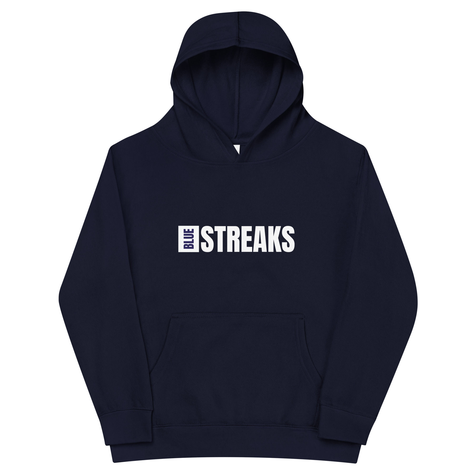 Blue Streak Stamp Youth Fleece Hoodie