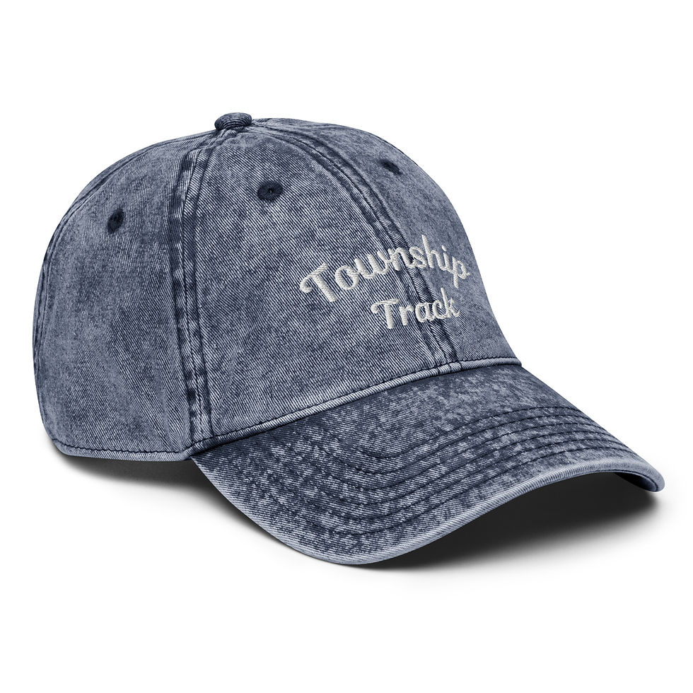 Thumbnail: Township Track Vintage Cotton Twill Cap