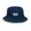 Thumbnail: White Blue Streaks Distressed denim bucket hat