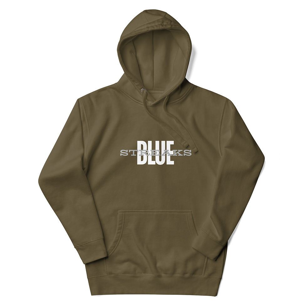Thumbnail: Blue Streaks Unisex Hoodie