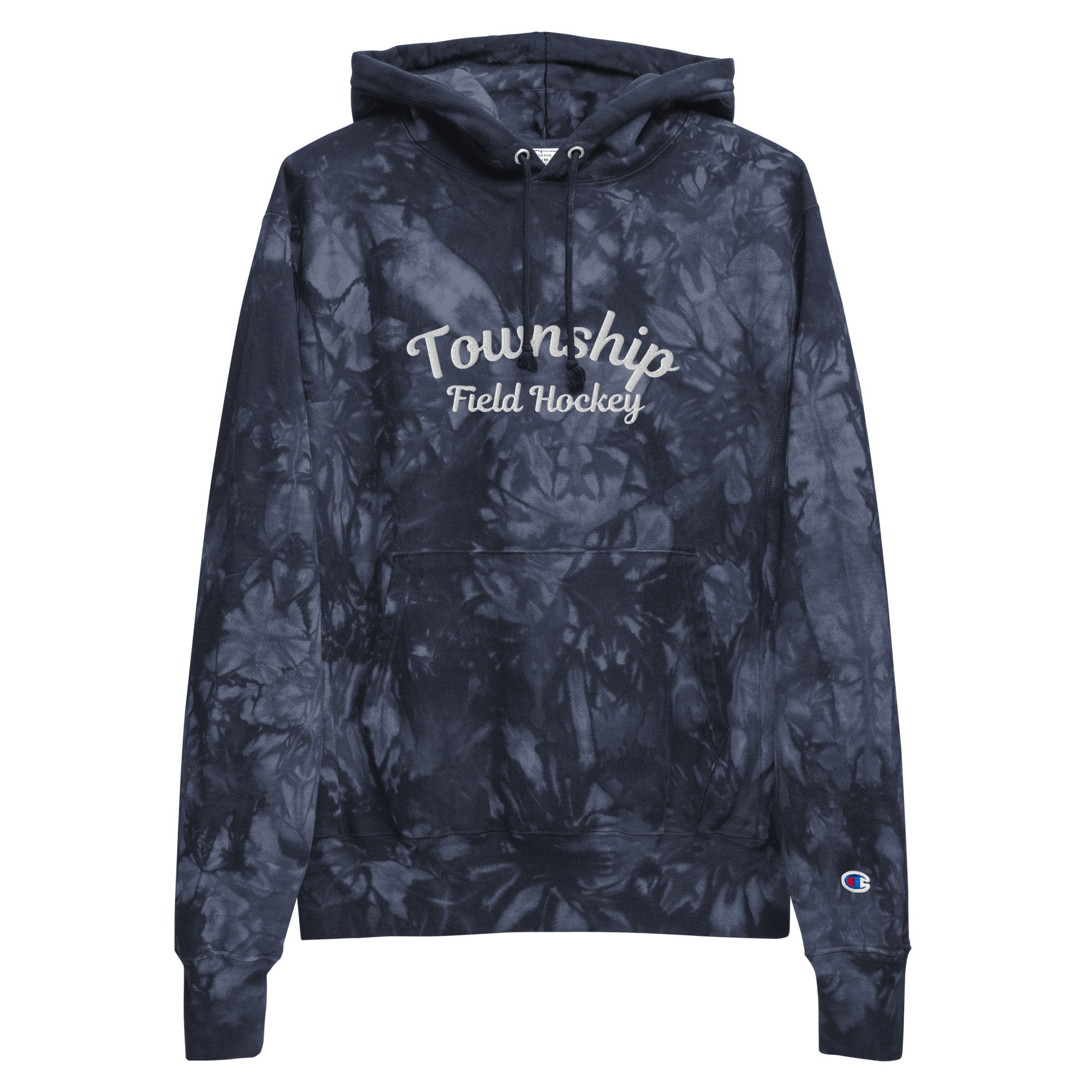 Township Field Hockey Embroidered Unisex Champion Tie-Dye Hoodie