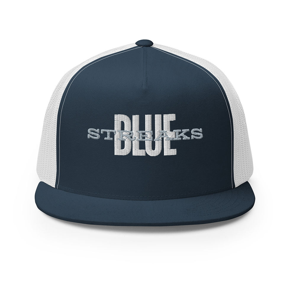 Thumbnail: Township Blue Streaks Five Panel Trucker Cap