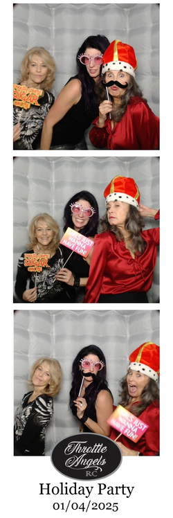 Custom Holiday Party Photo Strip With Logo